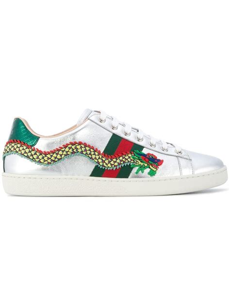 gucci silver drgaom|gucci silver dragon embroidery.